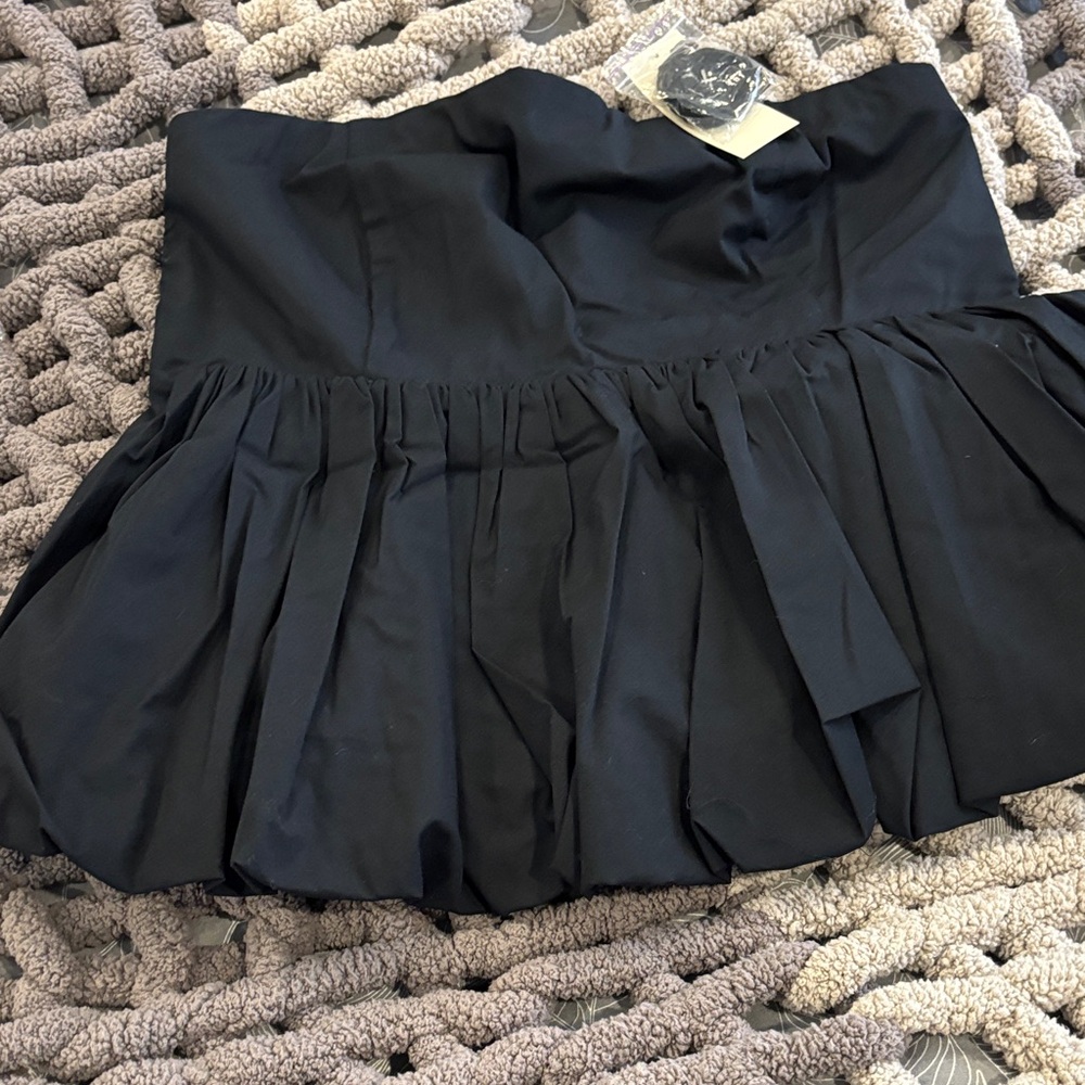 Abercrombie & Fitch Black Crop Top